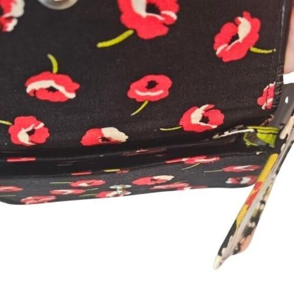 Vera Bradley Floral Wallet Floral Multicolor Zip Close - Picture 5 of 6